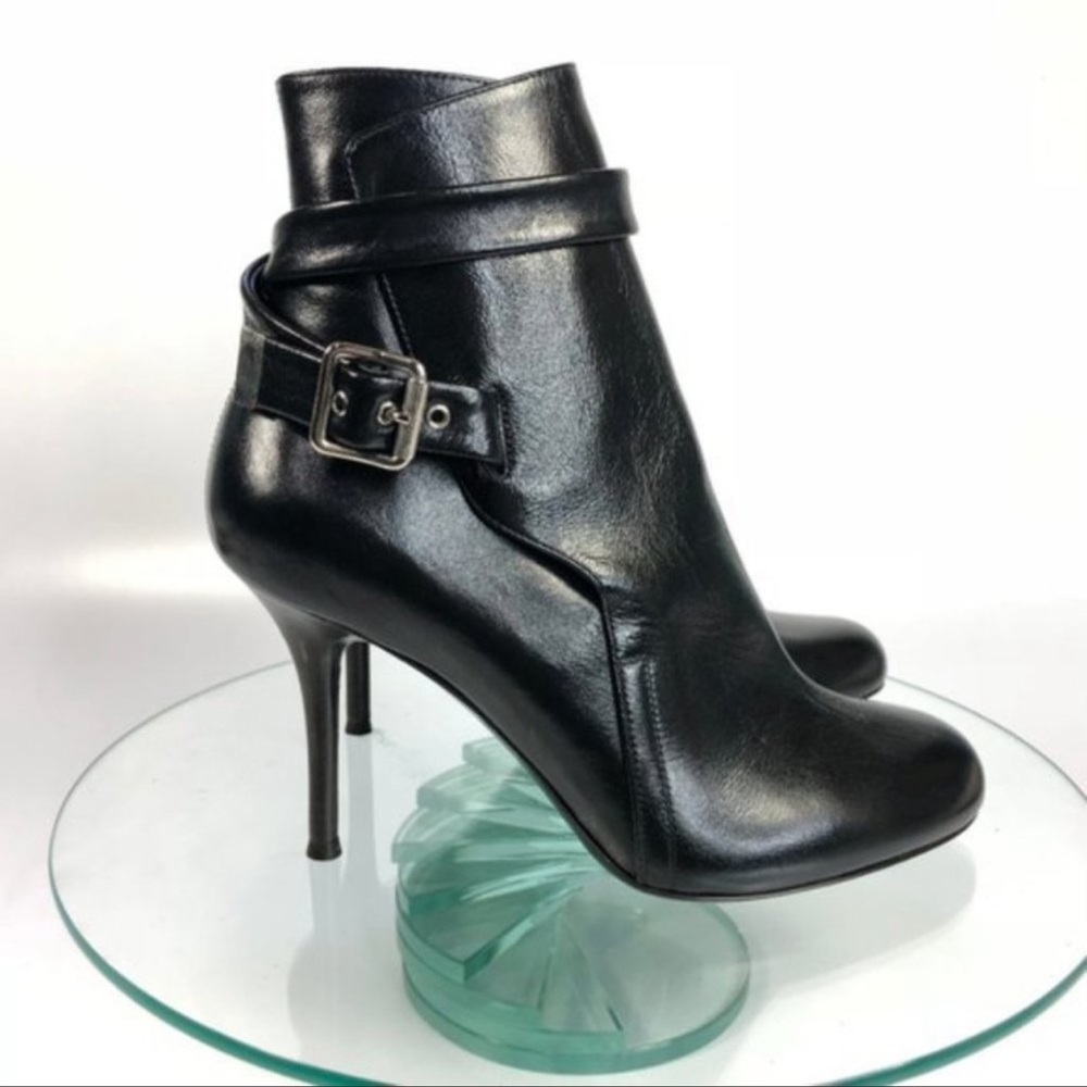 CHLOE Scott Buckle Bootie Leather 8.5